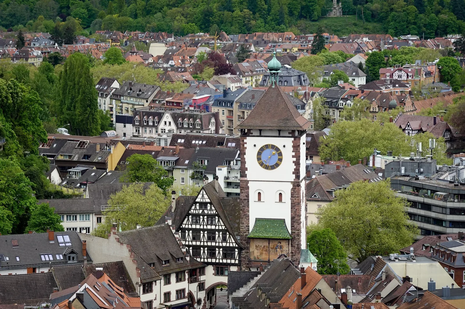 Stadtansicht von Freiburg im Breisgau – Medizinstudium in Freiburg im Breisgau